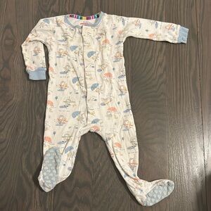 Magnetic Me Footie - organic cotton